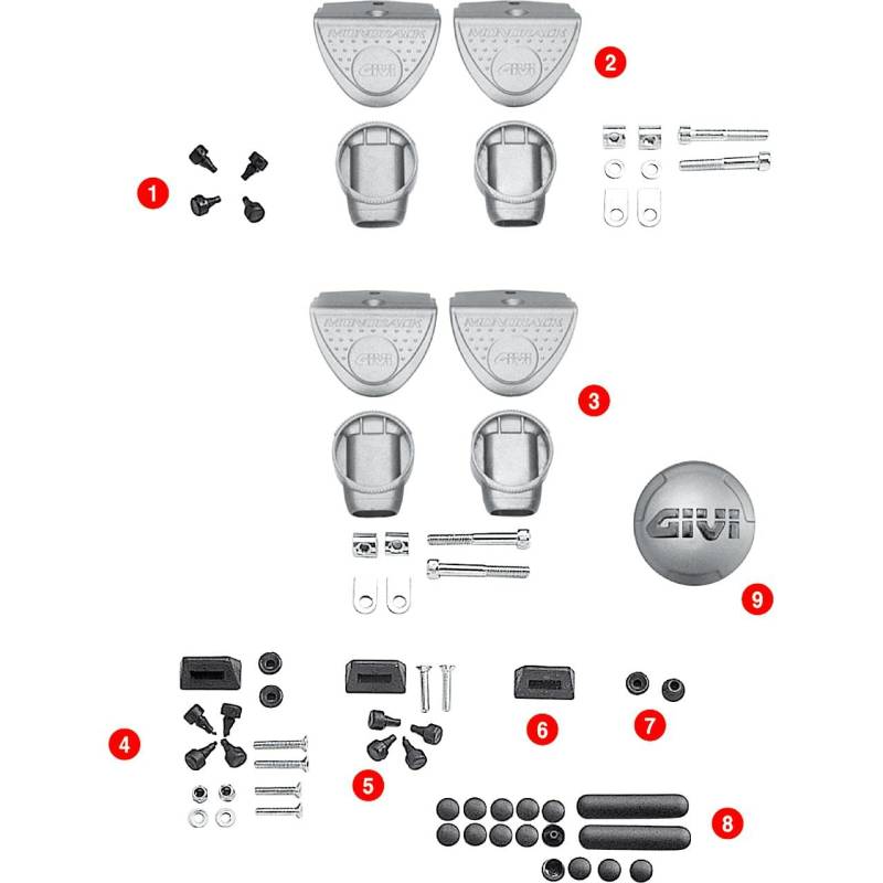 KunststoffAbdeckungSet von Givi