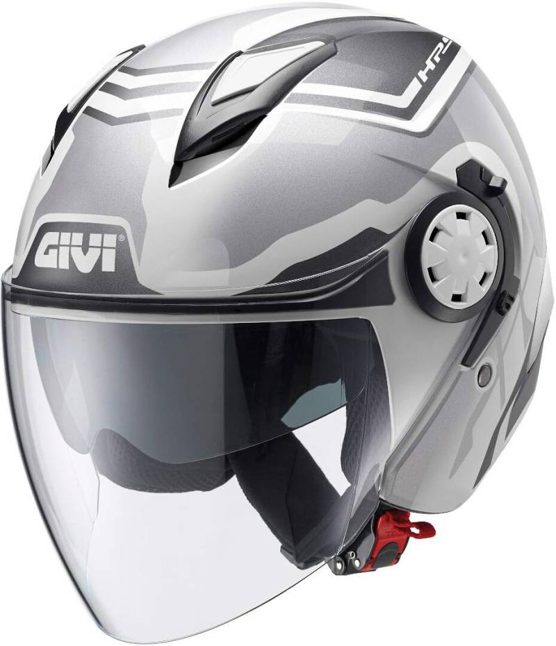 HPS 12.3 Stratos Demi-Jet-Helm Grafik Shade von Givi