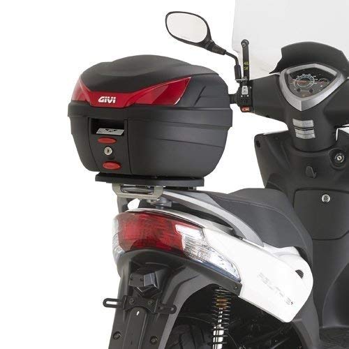 Topcase Träger schwarz Monolock Koffer o. Platte oder Max. Zuladung 3 kg Kymco 50 oder 125 Agility R16+ Bj 14, TU EU von Givi