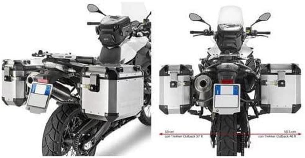 Trekker Outback Motorrad Kofferträger CAMpassend für BMW F 650 700 800 GS(2008) von Givi