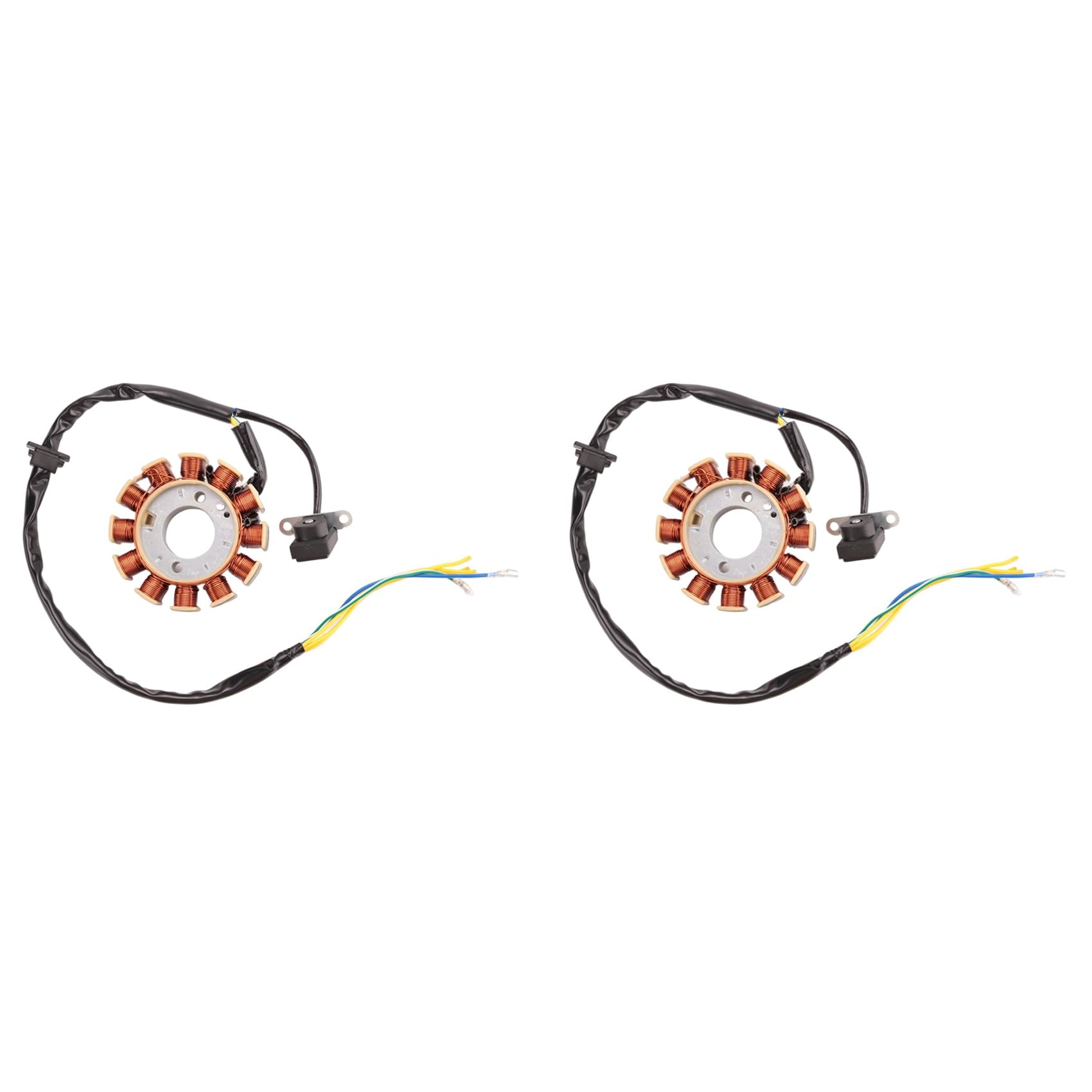 Giwnhvx 2X Spule 12-Poliger Stator DC Spule ZüNdstator für GY6 125Cc 150Cc von Giwnhvx