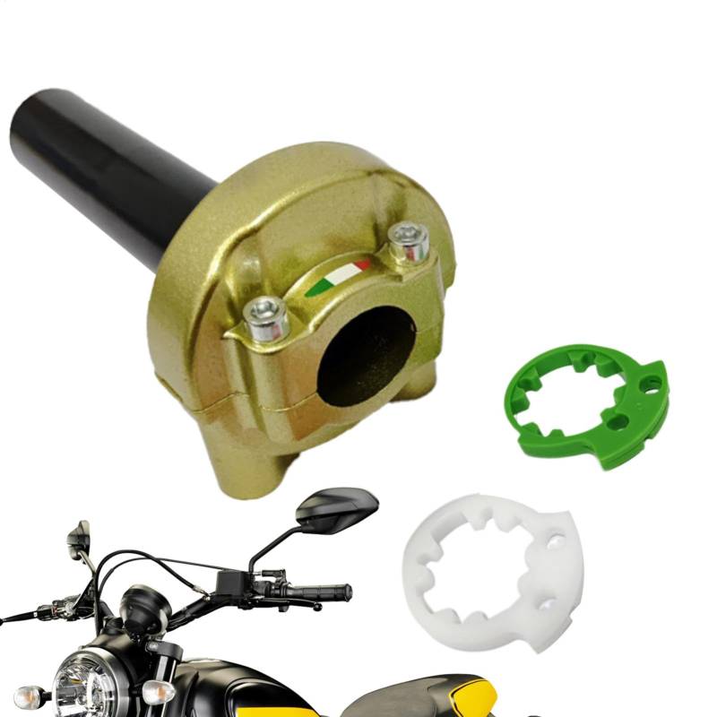 GkgWuxf Motorrad -Drosselklappenbeschleuniger, Gasgriffersatz - Motorradersatzmodifizierter Gasgriff,Ergonomischer Griff präziser Accessoire -Roller -Teil für das tägliche Fahren von GkgWuxf