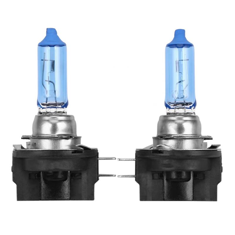 Gkhowiu 2 x H11B 55 W Halogenlicht Auto Scheinwerfer Glühlampe Weiß 6000 K DC 12 V von Gkhowiu