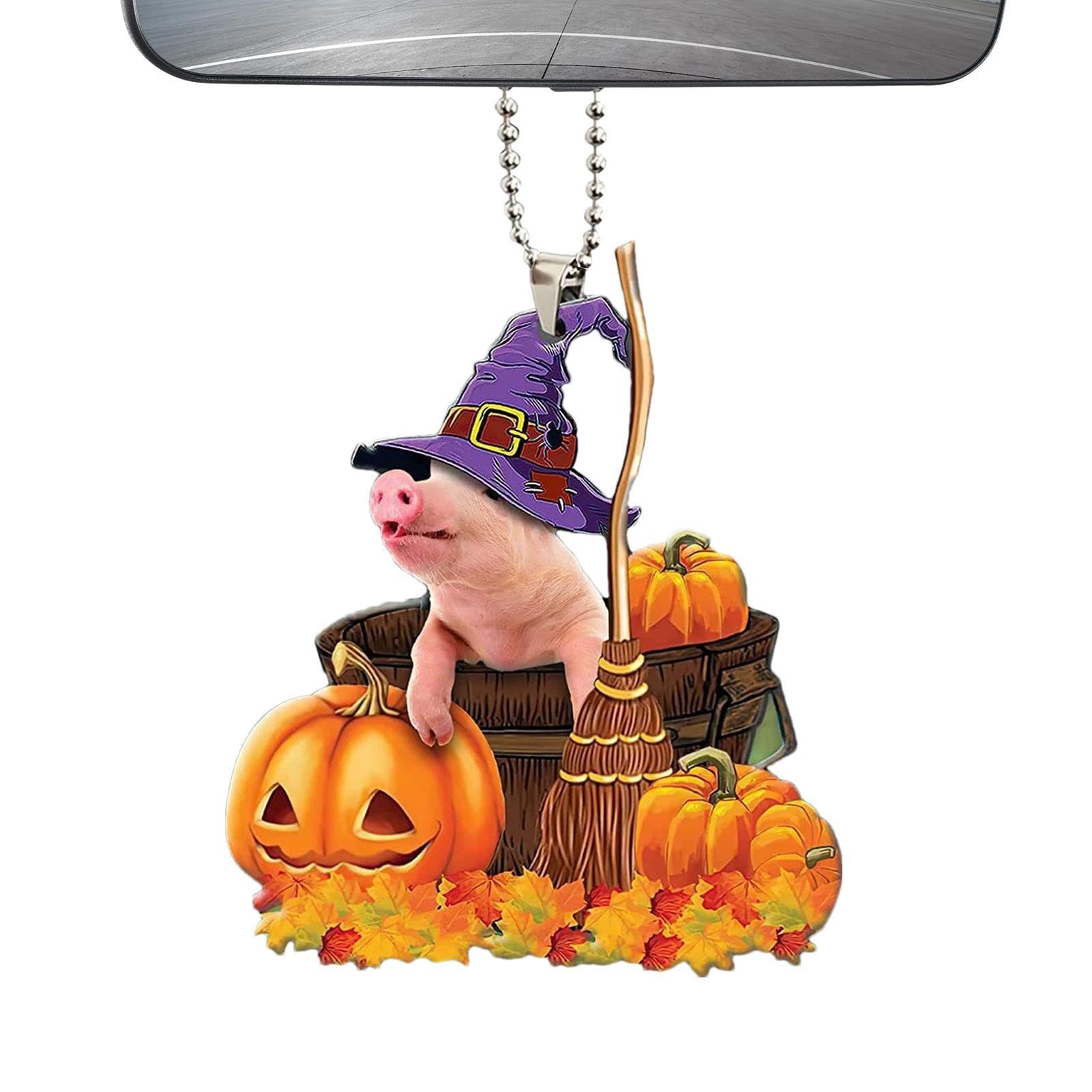 Gkumgwo -Autoaufhänger, Tier-Wanddekoration - Tierische Halloween-Wanddekoration,Neuartiges Autozubehör, niedliche Fahrzeug-Ornament für Fenster, Türgriff von Gkumgwo