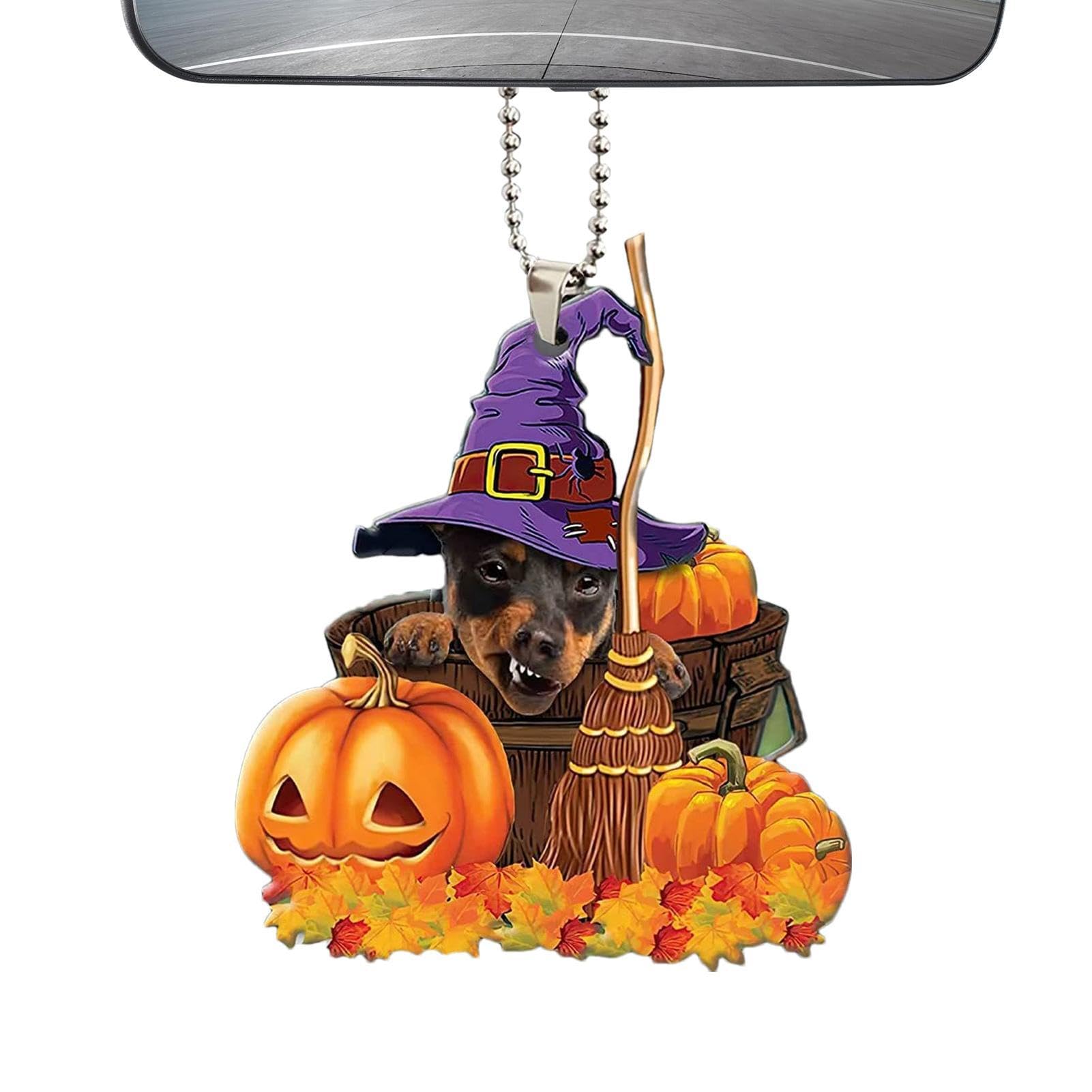 Gkumgwo Halloween-Baumschmuck,Halloween-Autozubehör | Tierische Halloween-Wanddekoration - Neuartiges Autozubehör, niedliche Fahrzeug-Ornament für Fenster, Türgriff von Gkumgwo