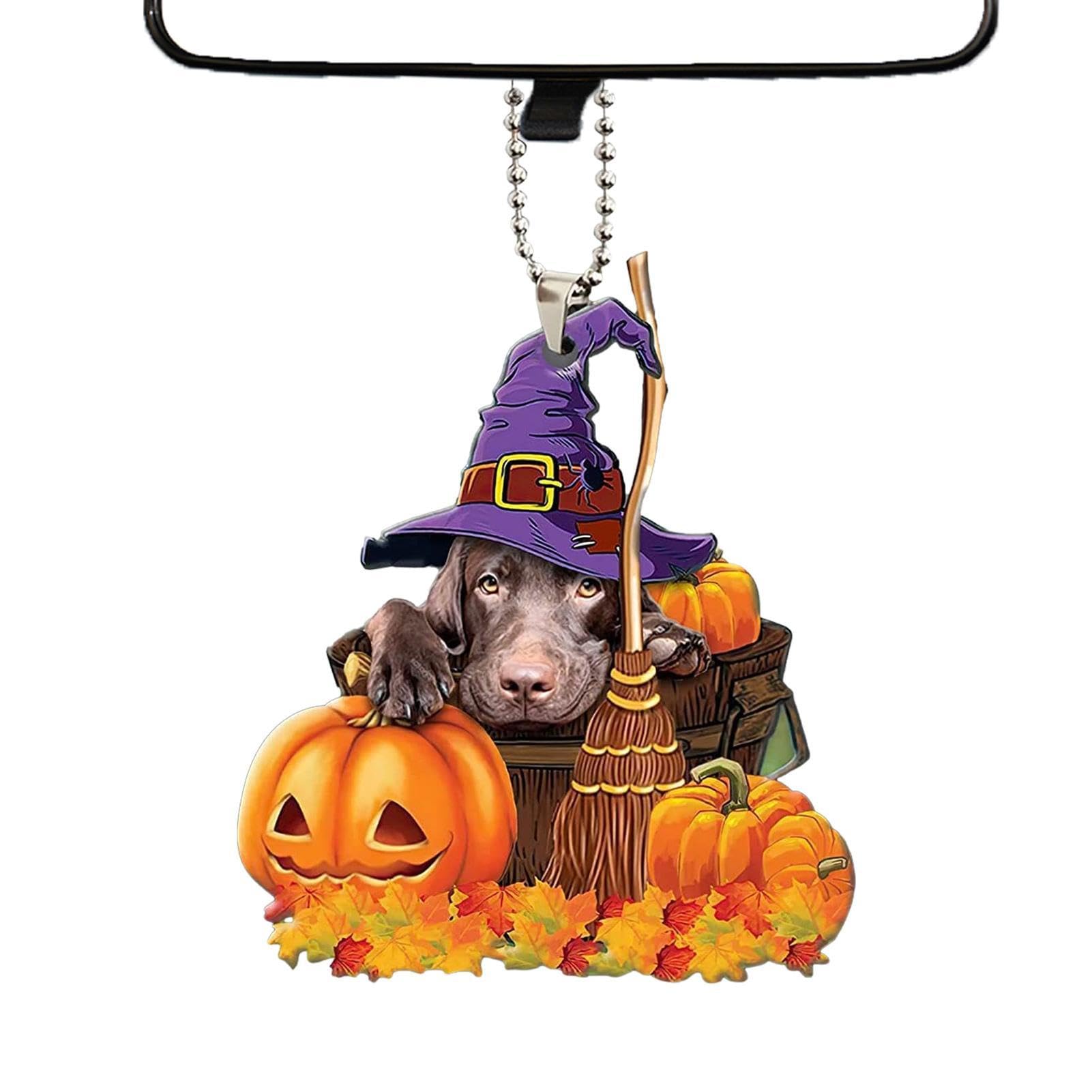 Gkumgwo Tier-Wanddekoration, Halloween-Baumschmuck,Cartoon Tier Wanddekoration - Fahrzeug-Ornamente, originelles Autozubehör für Wände, Bäume, Fenster von Gkumgwo