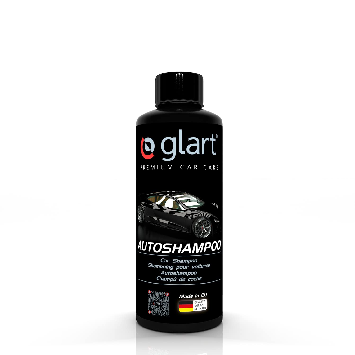 Glart 45AS Autoshampoo Konzentrat für Autowäsche, Aufbereitung, glänzenden Auto-Lack und Scheiben, 500 ml Autopflege Reiniger, Anwendung VOR Lackversiegelung und Reifenglanz von Glart