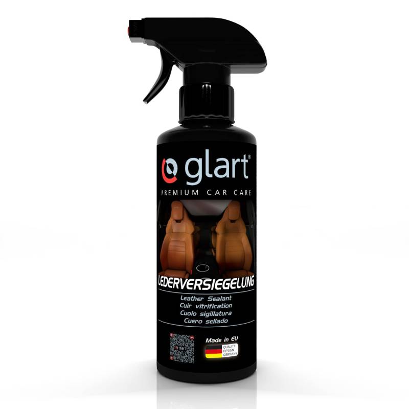 Glart 45LV Auto Lederversiegelung und Lederpflege, Innenraum Autopflege für Glattleder, auch für Leder Sofa perfekt, 500 ml Reiniger von Glart