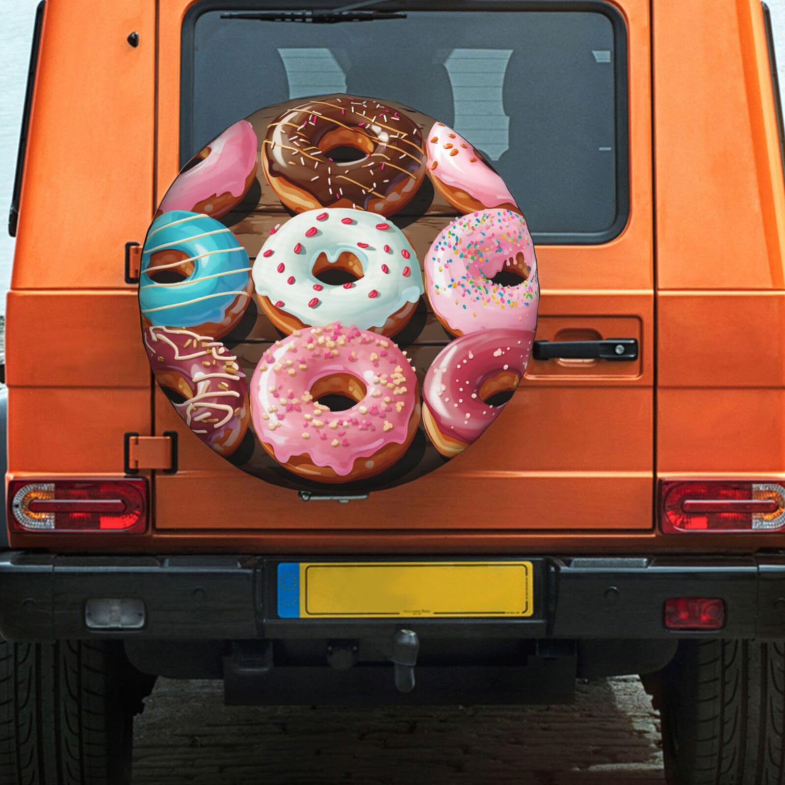 Ersatzreifenabdeckung, wasserdicht, Radabdeckung, Reifenschutzabdeckung für Auto, Donuts, Reifenabdeckung, Ersatzradabdeckung, Ersatzradschutz mit Kordelzug, 35–43 cm von GlbnSHeric