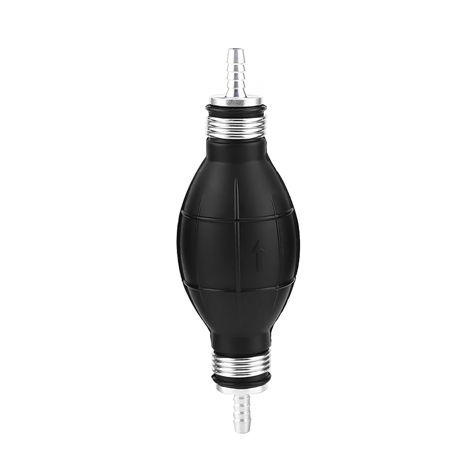 Glomora Benzin Handpumpe, Rubber Fuel Primer, Black Fuel Primer Bulb, Vakuum-Handpumpe Für Benzin-Diesel-Transfer, Geeignet Für Schiffsmotoren Und Kraftstoffleitungsgrößen(6mm) von Glomora