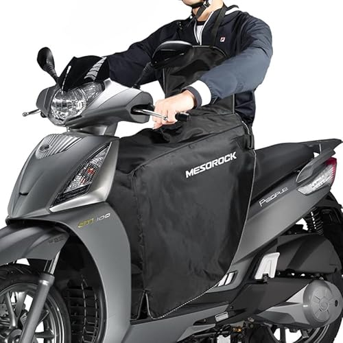 Glorlliant Universal Scooter Beinabdeckung, Roller Schürze Beinabdeckung, Motorrad Beinschürze Abdeckung, Multifunktionaler Rollstuhl Beinabdeckung Wasserdichte Schürze, Fleece Gefütterte Roller von Glorlliant