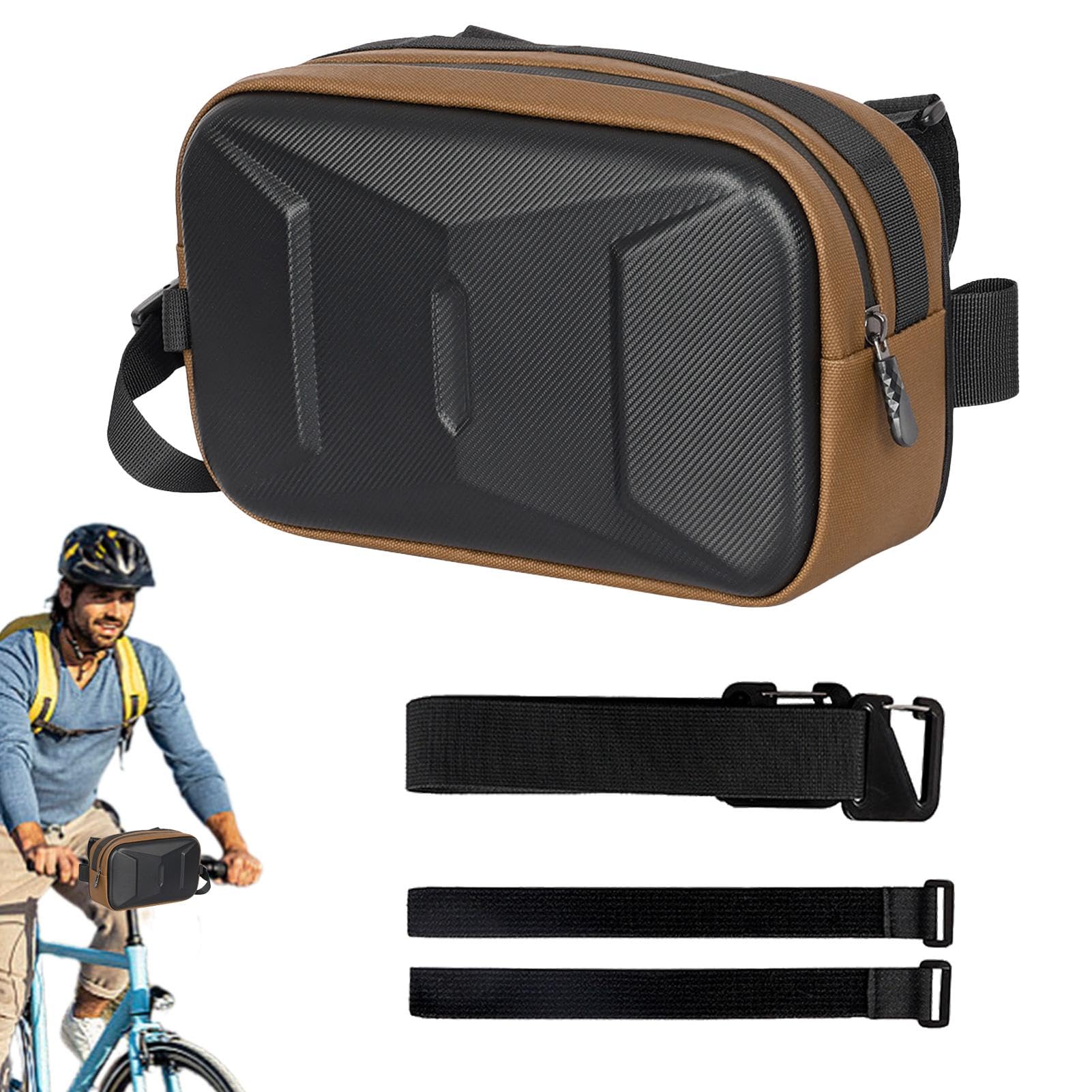 Fahrradlenkertasche, wasserdichte Scootertasche | Praktische Fahrradtaschen | Aufbewahrungstasche für 3L Lenker, Tasche für Mountainbikes, Pendlertasche, wasserdichte Tasche für Querstange von Glugahrif