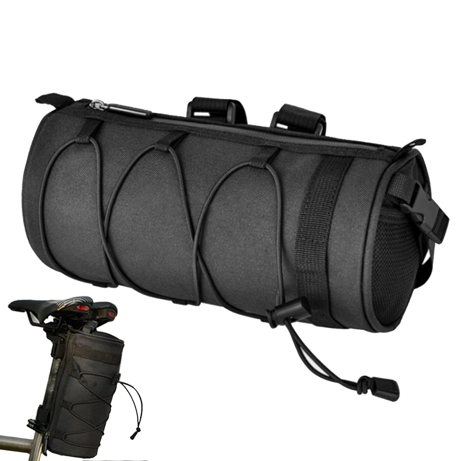 Gmokluytw Fahrradaufbewahrungstasche, Fahrradträgertasche,Reflektierende Fahrrad-Satteltasche, Roller-Lenkertasche - wasserdichte Rahmen-Aufbewahrungstasche, Roller-Aufbewahrungstasche für Handy, von Gmokluytw