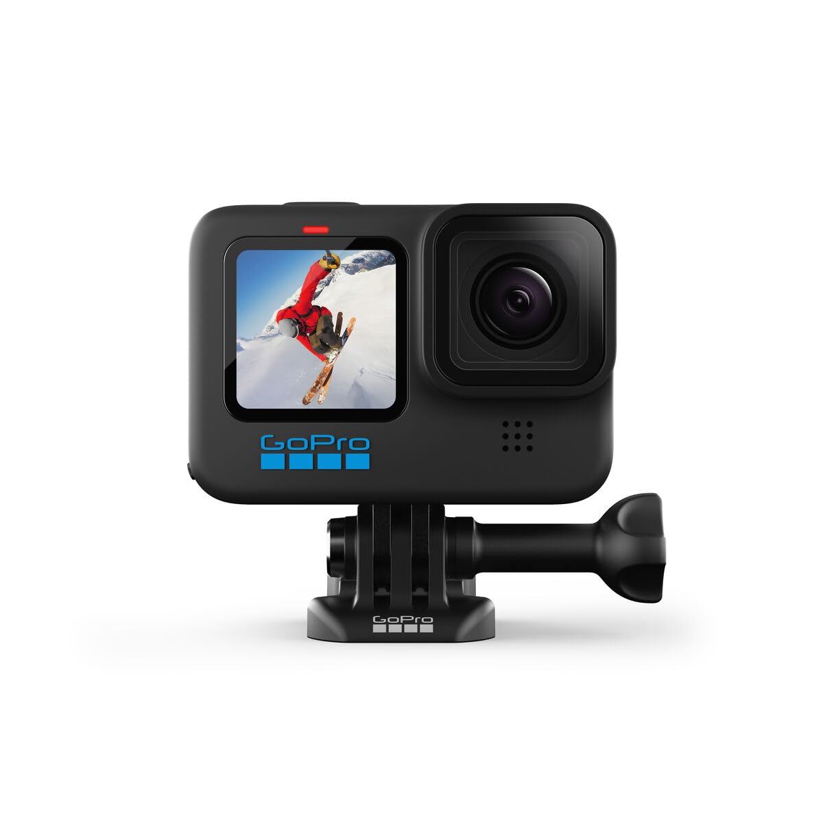 GoPro HERO 10 Black Actioncam - 5K / 60 BpS Action Cam Touch-Screen, WLAN, GPS, Bildstabilisierung, Zeitraffer, Zeitlup von GoPro