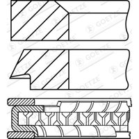 Kolbenringsatz GOETZE 08-305000-10 von Goetze