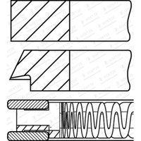 Kolbenringsatz GOETZE 08-141300-10 von Goetze