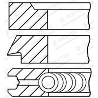 Kolbenringsatz GOETZE 08-287800-00 von Goetze