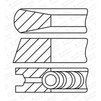 Kolbenringsatz GOETZE 08-431900-10 von Goetze