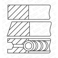 Kolbenringsatz GOETZE 08-436300-10 von Goetze