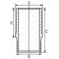 Zylinderlaufbuchse GOETZE 14-684840-00 von Goetze