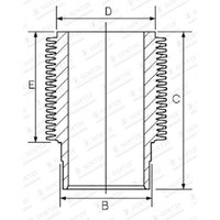 Zylinderlaufbuchse GOETZE 14-900080-00 von Goetze