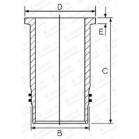 Zylinderlaufbuchse GOETZE 15-451040-00 von Goetze