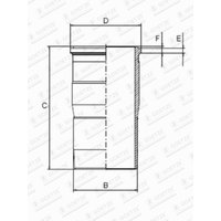 Zylinderlaufbuchse GOETZE 15-451190-00 von Goetze