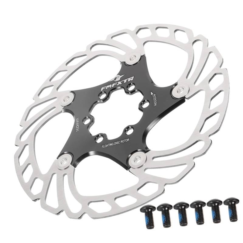 Gogogmee 160mm Scheibenbremse Für E Scooter Und Fahrräder Bremsbeläge Universelle Disc Brake Teile Hochwertige Bremsscheibe Für Mountainbike Und Rennrad 1 Set von Gogogmee