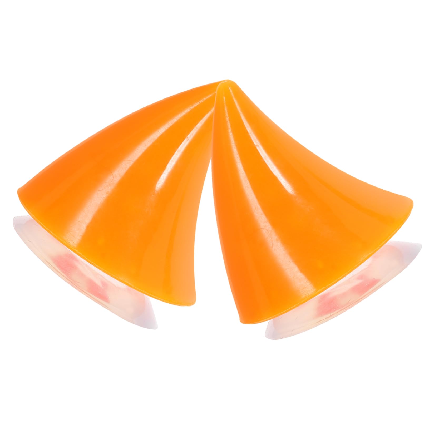 Gogogmee 2st Zubehör Für Fahrradhelme Diy Liefert Hörner Cosplay Hörner Für Helm Wiederverwendbares Helmhorn -dekor Autozubehör Motorradhelme Zur Dekoration Helm Horn Orange Plastik von Gogogmee