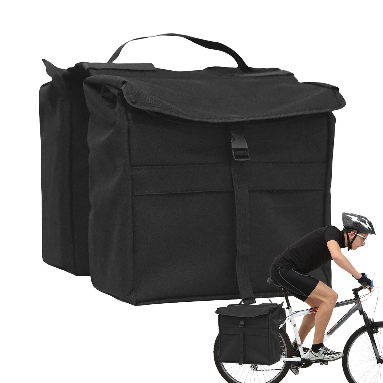 Gohemsun Fahrradtaschen Gepäckträgertasche hinten, Fahrradgepäcktasche, Motorrad-Kofferraumtasche, wasserdichte Aufbewahrungstasche für den Rücksitz von Radfahren, zum Reiten, Radfahren von Gohemsun