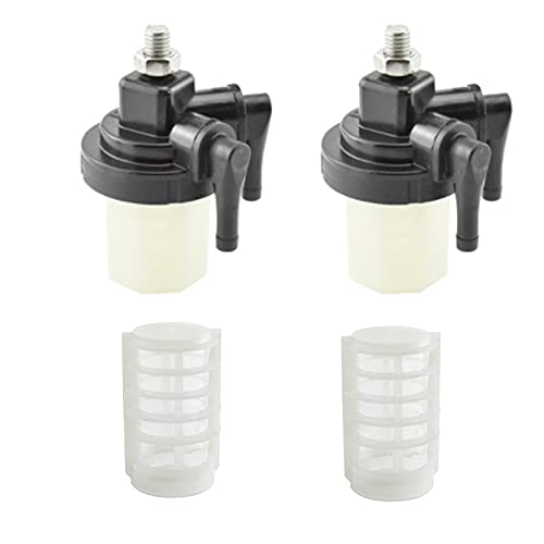 Gokeet 2 SETS Kraftstoff Filter für AußEnborder Boot Motor Wasser Abscheider 9,9 PS 15 PS 20 PS 25 PS 30 PS 40 PS 61N-24560-00 von Gokeet