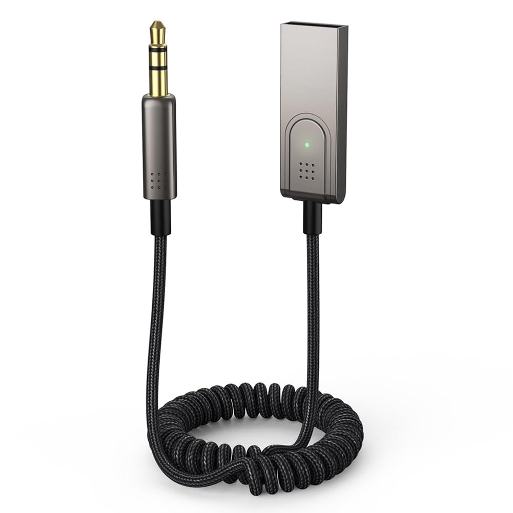 Gokeet AUX-Auto-Bluetooth-Kabel USB-Auto-Audiokabel Audioanruf-Navigations-Konvertierungskabel von Gokeet