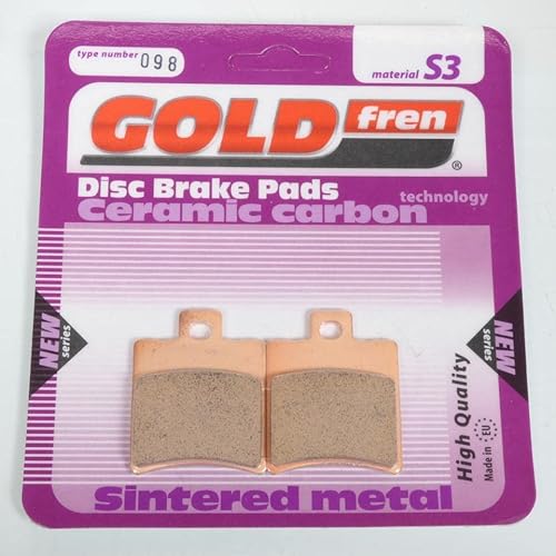 Bremsbelag gold fren für Roller aprilia 125 leonardo 1996 bis 1998 avg neu von Gold Fren