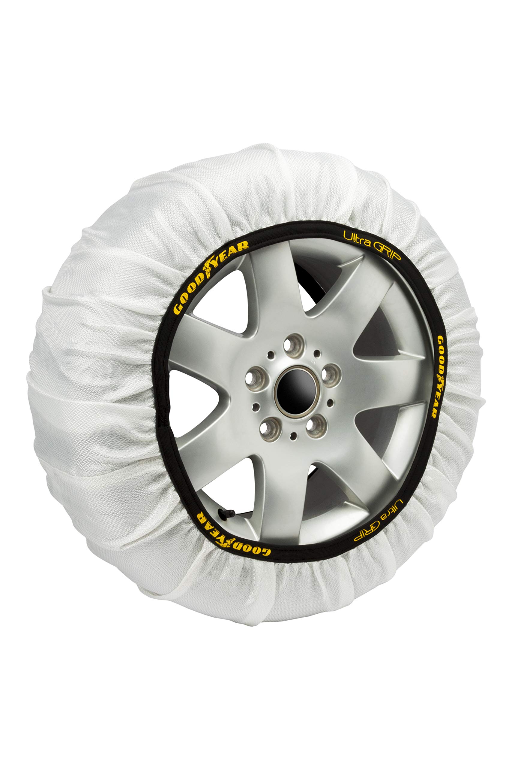 Goodyear Ultra GRIP Größe XXL 2er Set Textil Schneeketten für Autos, Weiß von Goodyear