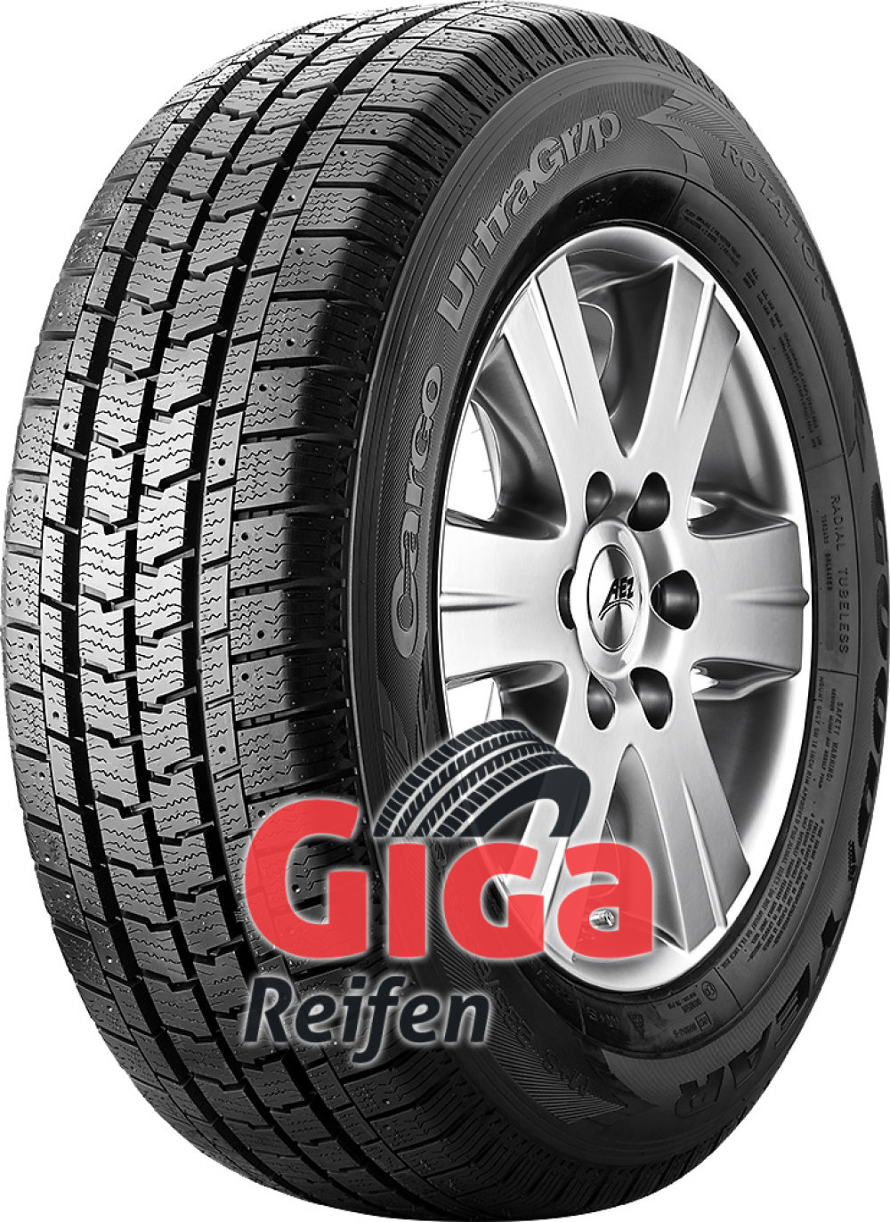 Goodyear Cargo UltraGrip 2 ( 195/65 R16C 104/102T 8PR Doppelkennung 100T, bespikebar ) von Goodyear