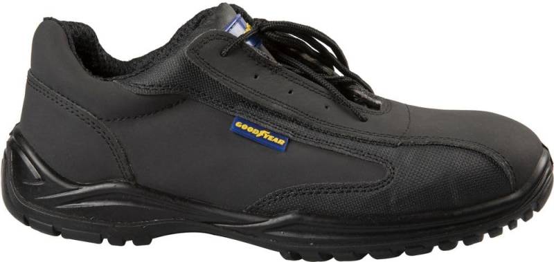 Goodyear S3 metallfreie Sicherheitsschuhe aus schwarzem Veloursleder Nummer 43 von Goodyear