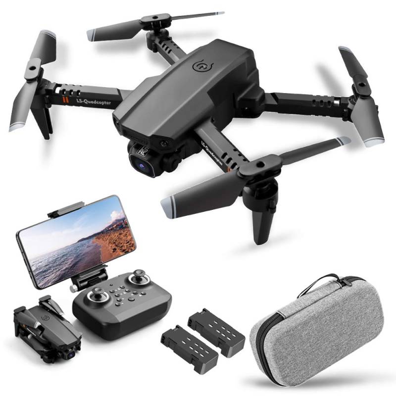 Goolsky Drohne mit Kamera 4K, Drohne Dual Kamera Track Flug Schwerkraftsensor Geste Foto Video Höhenhaltung Headless-Modus RC Quadcopter für Erwachsene Kinder von Goolsky