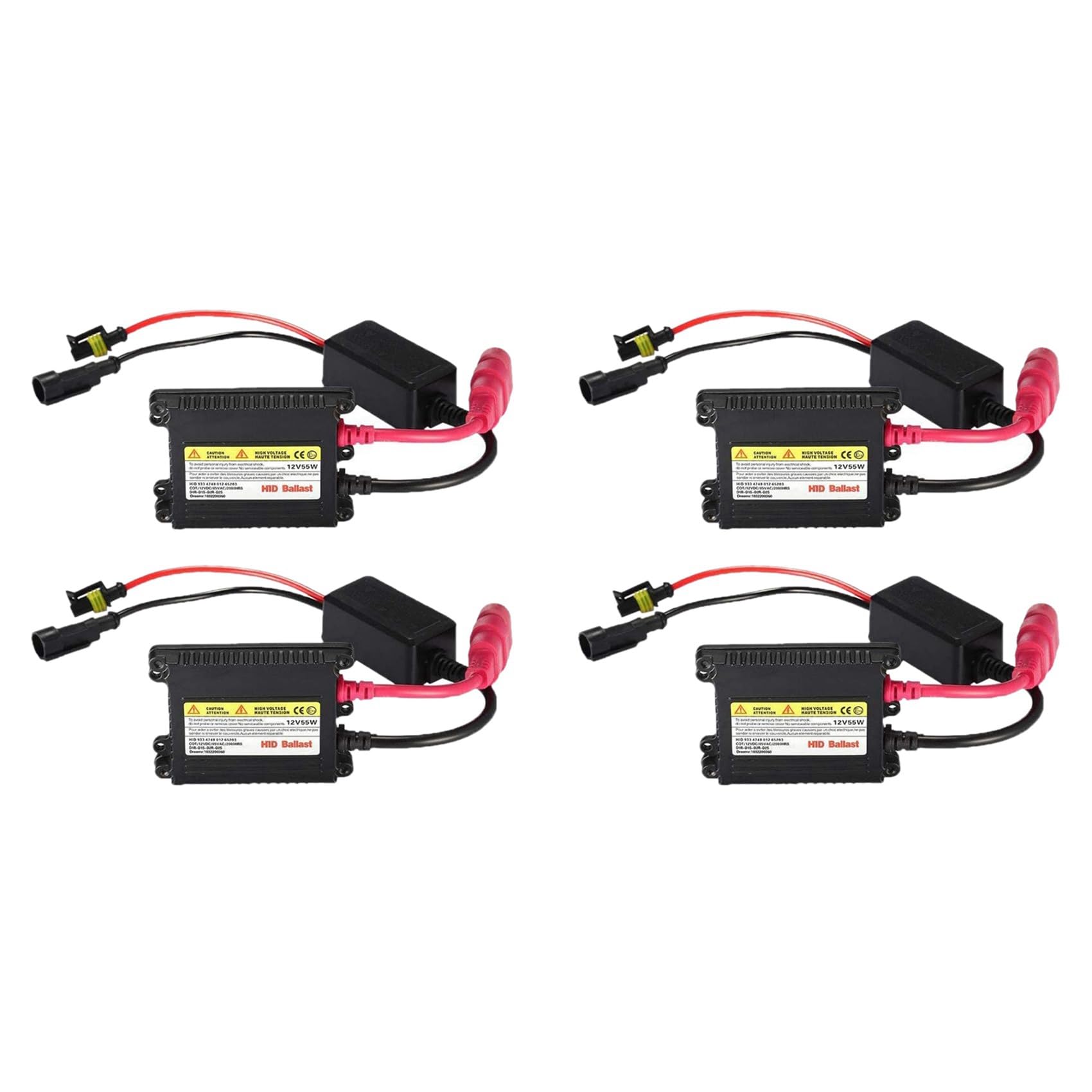 Goorvoucs 4 StüCk 35W Slim HID Vorschalt GeräT für H1 H3 H4 H7 H10 H11 H13 9004 9005 9006 9007 880 5202 HB3 HB4 HB5 von Goorvoucs