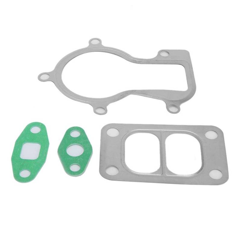 Gorgeri Turbo Gasket Kit Edelstahl Turbo Flansch für Holset HX35 HX35W Öleinlass Auslass, Turbocharger Dichtungssatz Oil Inlet Gasket von Gorgeri