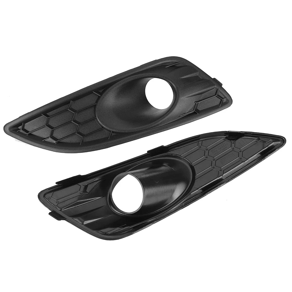 Gotoger 1 Paar vordere Stoßstange untere Wabennebel-Lampen-Einfassung Kühlergrill Nebelscheinwerfer-Verkleidung für Fiesta MK7 Facelift 2013–2017 von Gotoger