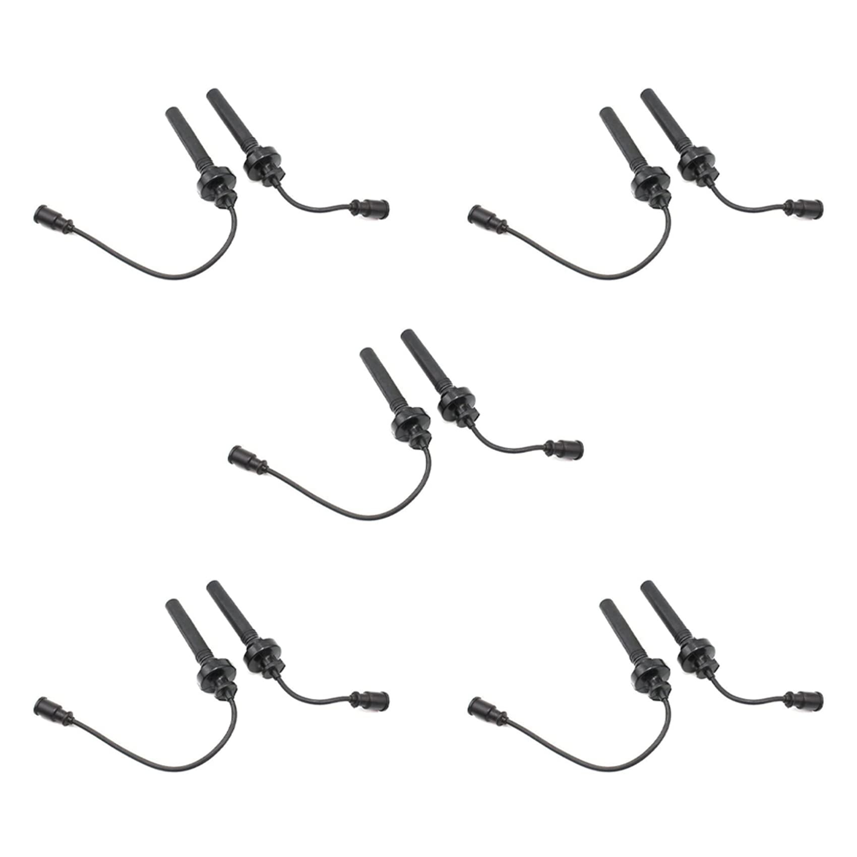 Gotoger 10 Stücke Zünd Kerze Zünd Kabel Set für 1.6L MD365102 von Gotoger