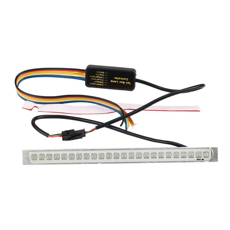 Gotoger Nummern Schild Licht Leiste Streifen Heck Bremse Stopp Blinker Nummernschild Integrated LED Lichter von Gotoger