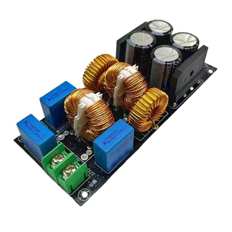 Goufride 4A AC-Netzfilter -Elektromagnetischer Interferenzfilter EMV-Hochfrequenz-Leistungsfilterung für Audio-LeistungsverstäRker von Goufride