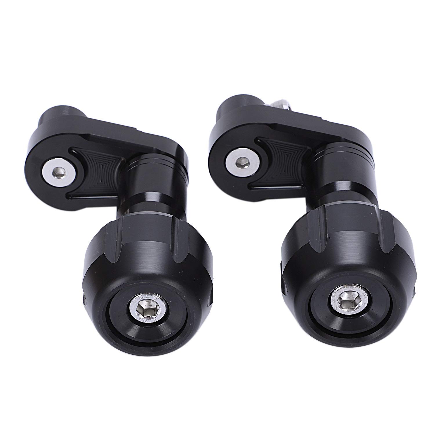 Goufride für Ninja400 400 250 Z400 Z 400 2018-2019 Slider Frame Sliders Motor Schutzhaube Abdeckung Absturzsicherung (Schwarz) von Goufride