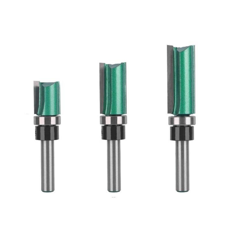 1/3 stücke 8MM Schaft D16MM Muster Bit Flush Trim Router Bit Holz Fräser for Holz Bit Planfräser Hartmetall Fräser Schaftfräser(3pcs) von Graiting