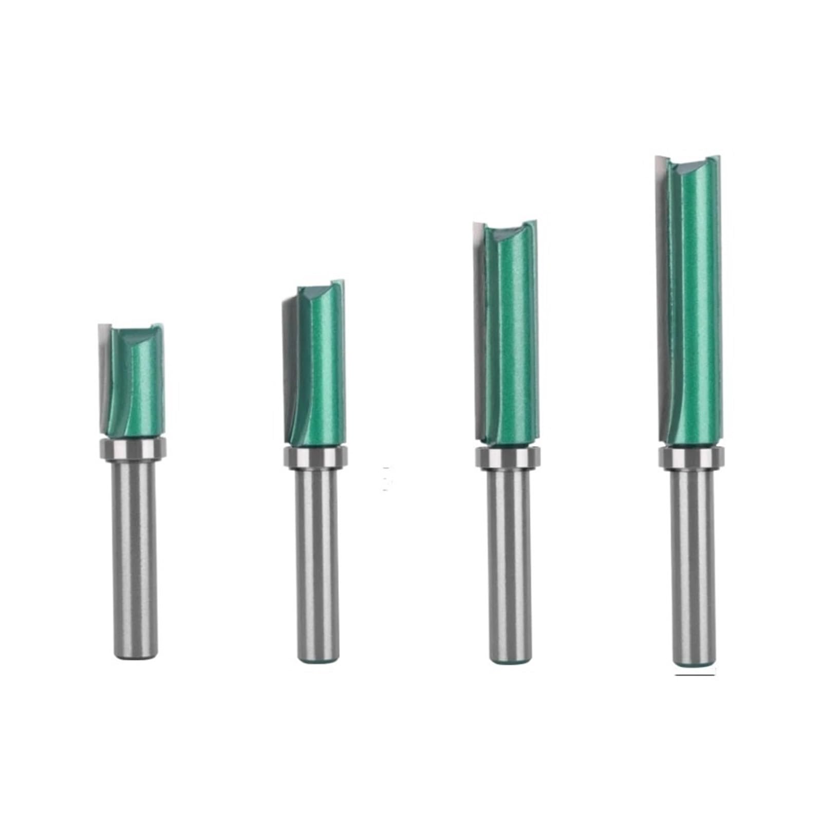 1/4 stücke 8MM Schaft D12MM Muster Bit Router Bit Holz Fräser for Holz Bit Planfräser Hartmetall Fräser Schaftfräser(4pcs) von Graiting