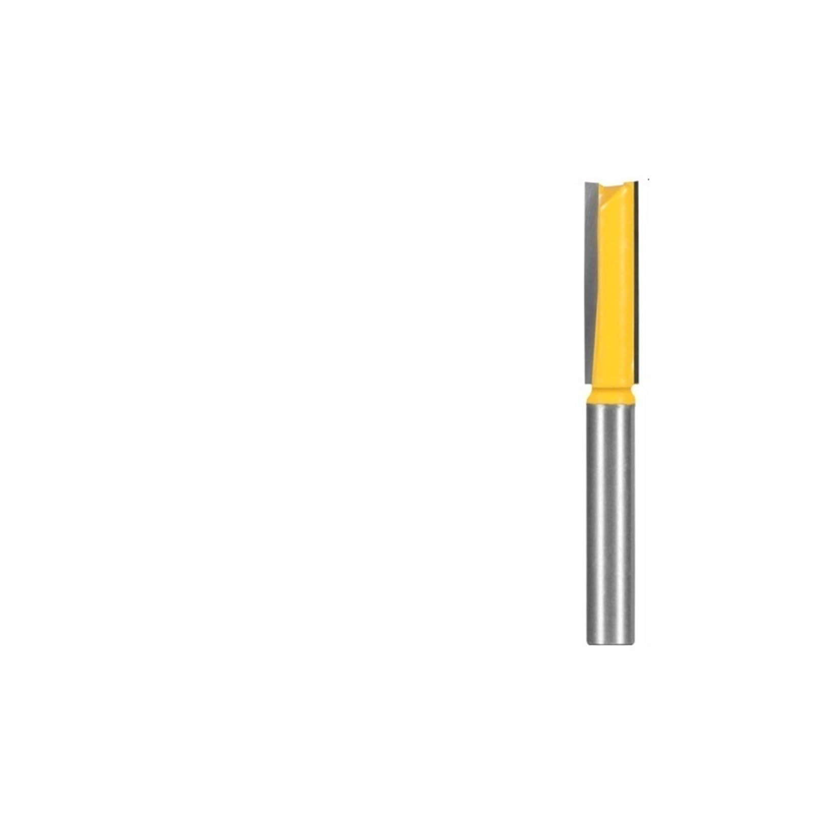 1 stück 6 MM Schaft Flush Trim Bit Stright Bit Router Bit Werkzeuge Holz Fräser for Holz Bit Planfräser Hartmetallfräser(6X6x25.4) von Graiting