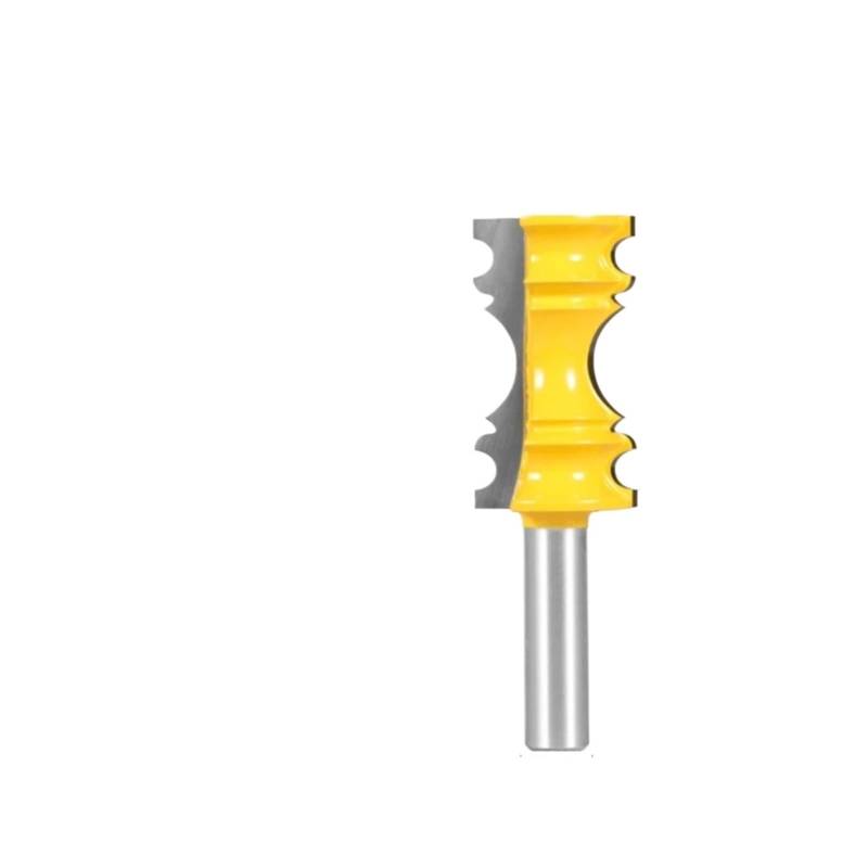 1 stück 8mm/12mm/12,7mm Schaft Aufwendige Stuhl Schiene Form Router Bit Linie Messer Zapfen Cutter for Holzbearbeitung Werkzeuge(12mm Shank) von Graiting