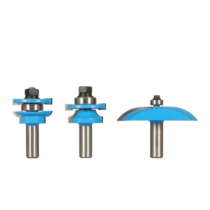 3 stücke 12,7 Schaft Schrank Tür Runde Stil Router Bit Hartmetall Fräser Holz Fräser for Holz Bit Planfräser Schaftfräser von Graiting