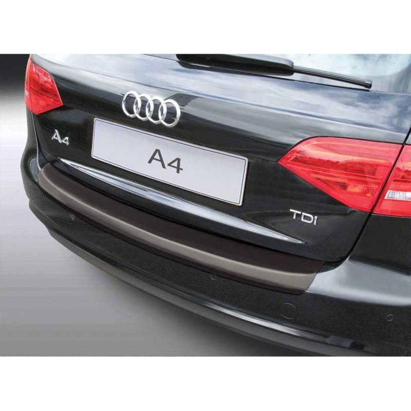 RGM ABS Heckstoßstangenschutz kompatibel mit Audi A4 Avant 2012-2015 (exkl. S4) Schwarz von RGM